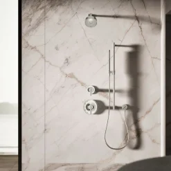 Round two-function handshower, 2.5 gpm