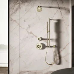 Round two-function handshower, 2.5 gpm