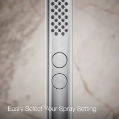 Round two-function handshower, 1.75 gpm