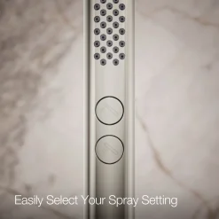 Round two-function handshower, 1.75 gpm
