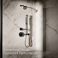 Round two-function handshower, 1.75 gpm