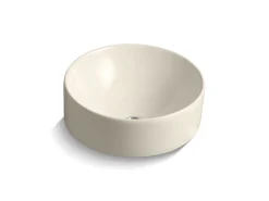 16-1/2" round vessel bathroom sink