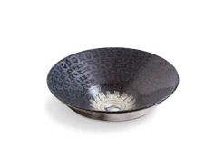 16-1/4" round vessel bathroom sink, no overflow