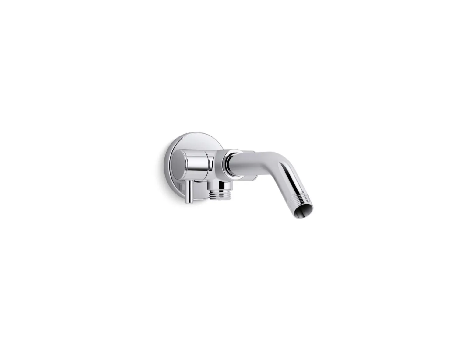 Shower arm with 3-way diverter