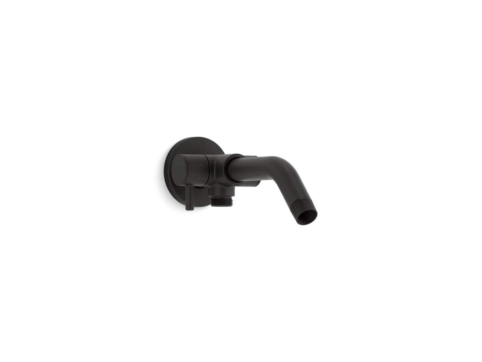 Shower arm with 3-way diverter