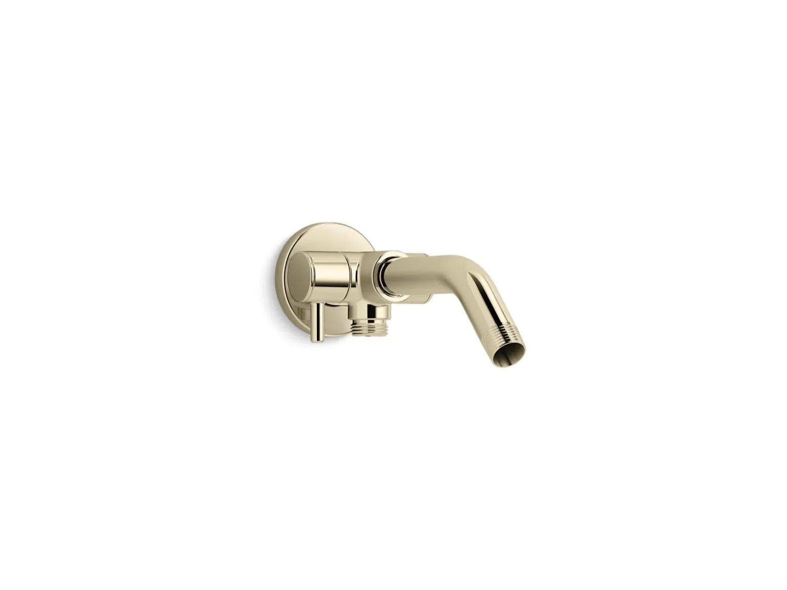 Shower arm with 3-way diverter