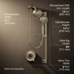 Showering Kit, 1.75 gpm