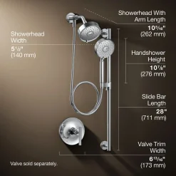 Showering Kit, 2.5 gpm