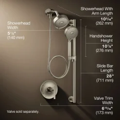 Showering Kit, 2.5 gpm