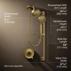 Showering Kit, 2.5 gpm