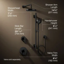 Showering kit, 1.75 gpm