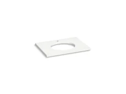 Silestone® 31" quartz vanity top with oval cutout