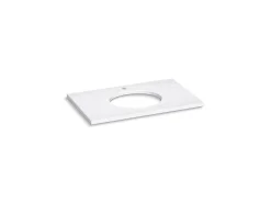 Silestone® 37" quartz vanity top with oval cutout