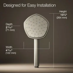 Single-function handshower, 1.75 gpm