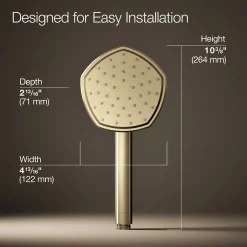 Single-function handshower, 1.75 gpm