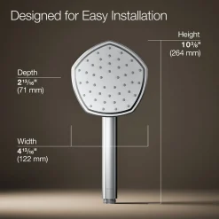 Single-function handshower, 2.5 gpm