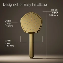 Single-function handshower, 2.5 gpm