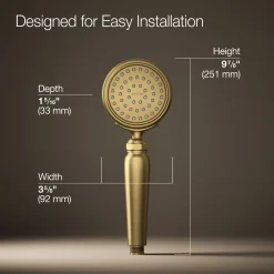 Single-function handshower, 1.75 gpm