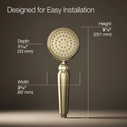 Single-function handshower, 1.75 gpm
