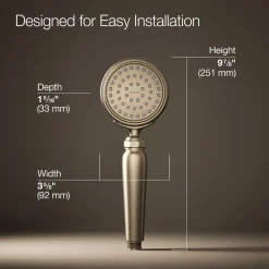 Single-function handshower, 2.5 gpm