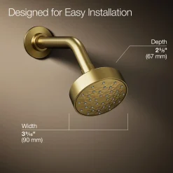 Single-function showerhead, 1.5 gpm