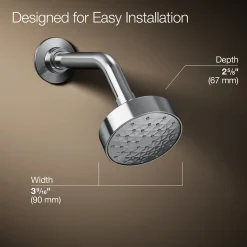 Single-function showerhead, 1.5 gpm