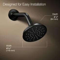 Single-function showerhead, 1.75 gpm