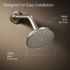 Single-function showerhead, 1.75 gpm