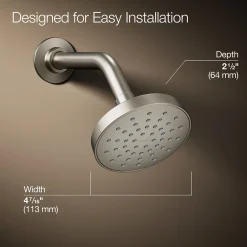 Single-function showerhead, 1.75 gpm