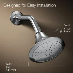 Single-function showerhead, 1.75 gpm