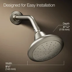 Single-function showerhead, 1.75 gpm