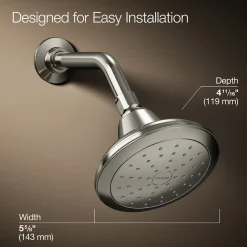 Single-function showerhead, 1.75 gpm