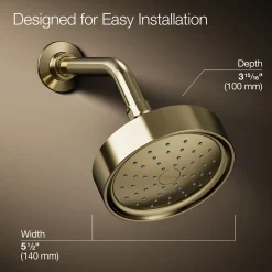Single-function showerhead, 1.75 gpm