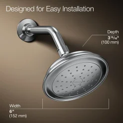 Single-function showerhead, 1.75 gpm