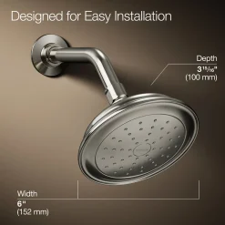 Single-function showerhead, 1.75 gpm