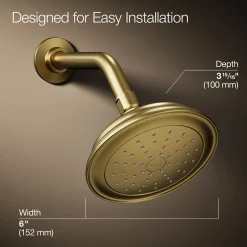 Single-function showerhead, 1.75 gpm