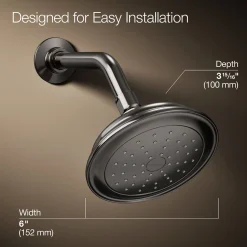 Single-function showerhead, 1.75 gpm