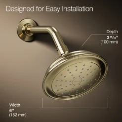 Single-function showerhead, 1.75 gpm