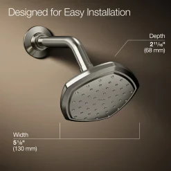 Single-function showerhead, 1.75 gpm