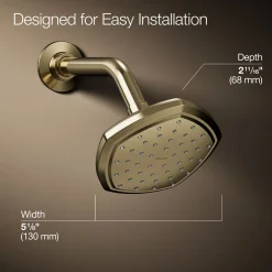 Single-function showerhead, 1.75 gpm