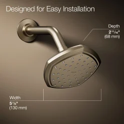 Single-function showerhead, 1.75 gpm