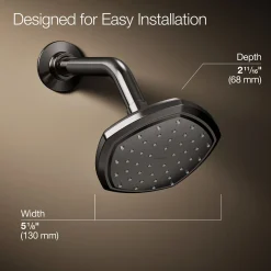 Single-function showerhead, 2.5 gpm