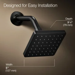 Single-function showerhead, 1.75 gpm