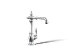 Single-handle bar sink faucet