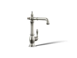 Single-handle bar sink faucet