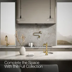 Single-handle bar sink faucet