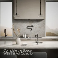 Single-handle bar sink faucet