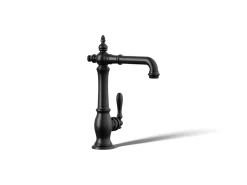 Single-handle bar sink faucet