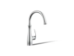 Single-handle bar sink faucet