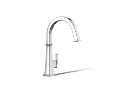 Single-handle bar sink faucet